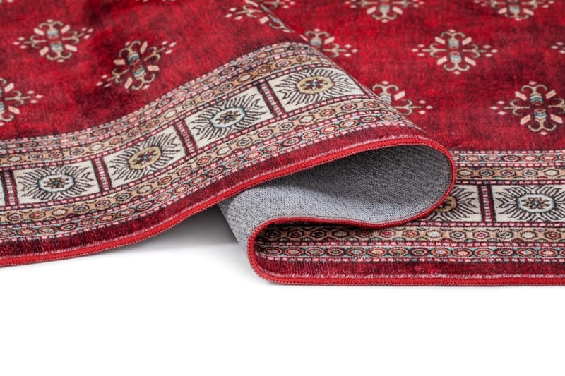 Maskinvevd teppe KM Home Tarfaya 240x340 cm Rød - Rød - Tekstiler - Tepper & Matter - Orientalske tepper