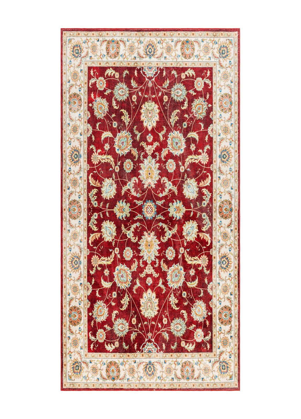 Maskinvevd teppe KM Home Tarfaya 80x150 cm Rød - Rød