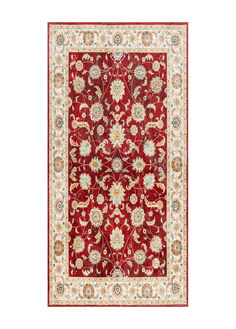 Maskinvevd teppe KM Home Tarfaya 80x150 cm Rød, Rød