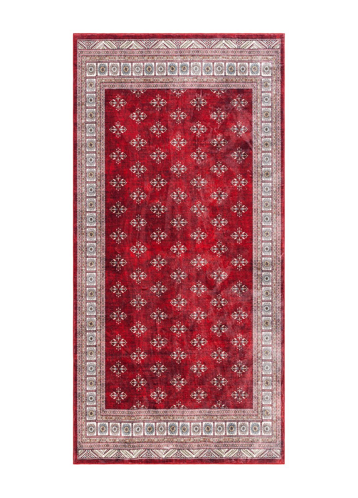 Maskinvevd teppe KM Home Tarfaya 80x150 cm Rød - Rød