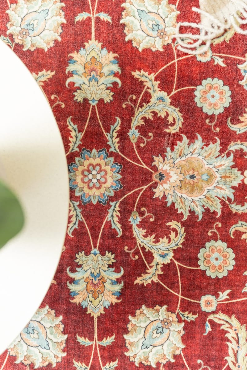 Maskinvevd teppe KM Home Tarfaya 80x150 cm Rød - Rød - Tekstiler - Tepper & Matter - Orientalske tepper