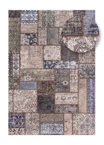 Maskinvevd teppe KM Home Tarfaya Patch 240x340 Smaragdgrønn - Smaragdgrønn - Tekstiler - Tepper & Matter - Orientalske tepper - Lappetepper