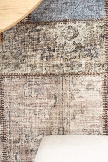 Maskinvevd teppe KM Home Tarfaya Patch 240x340 Smaragdgrønn - Smaragdgrønn - Tekstiler - Tepper & Matter - Orientalske tepper - Lappetepper