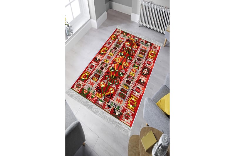 Matte (100 x 200) Homefesto - Bomull - Flerfarget/Fløyel - Tekstiler - Tepper & Matter - Orientalske tepper