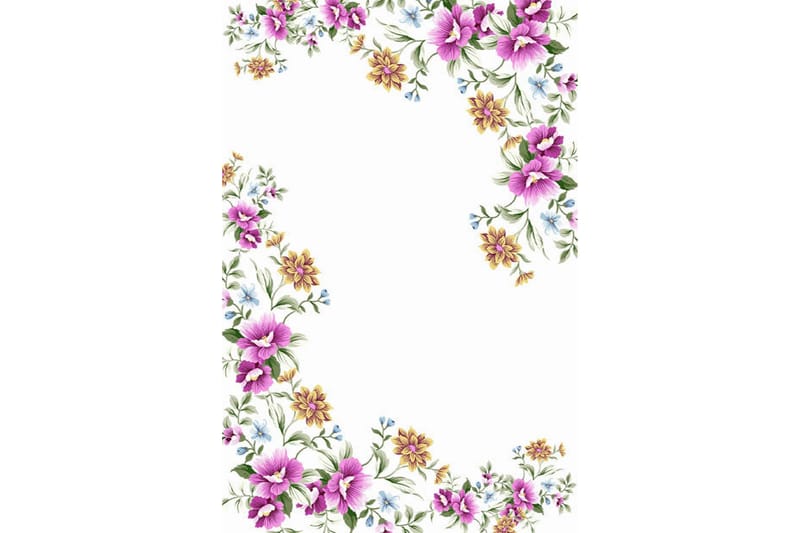 Matte (100 x 200) Homefesto - Bomull - Flerfarget/Fløyel - Tekstiler - Tepper & Matter - Orientalske tepper