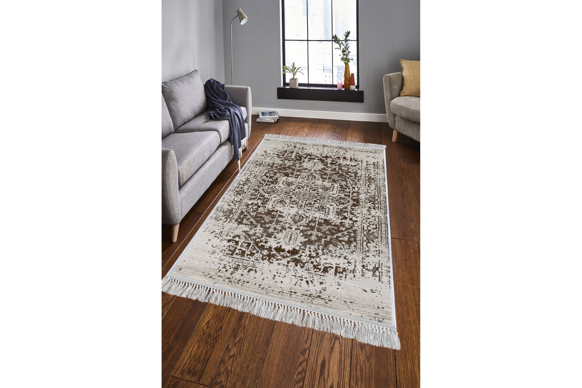 Matte (100 x 200) Homefesto - Bomull - Flerfarget/Fløyel - Tekstiler - Tepper & Matter - Orientalske tepper