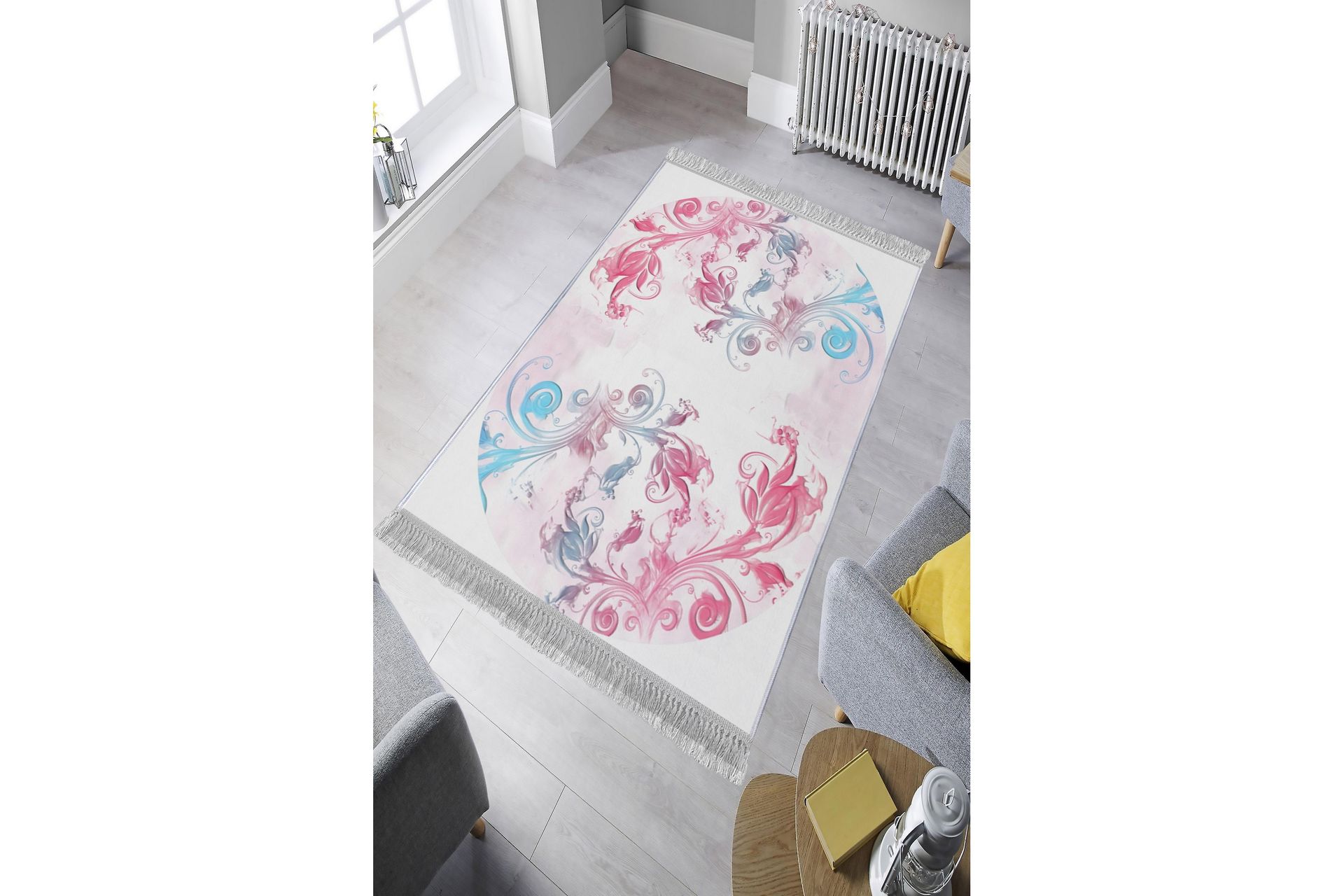 Matte (100 x 200) Homefesto - Bomull - Flerfarget/Fløyel - Tekstiler - Tepper & Matter - Orientalske tepper
