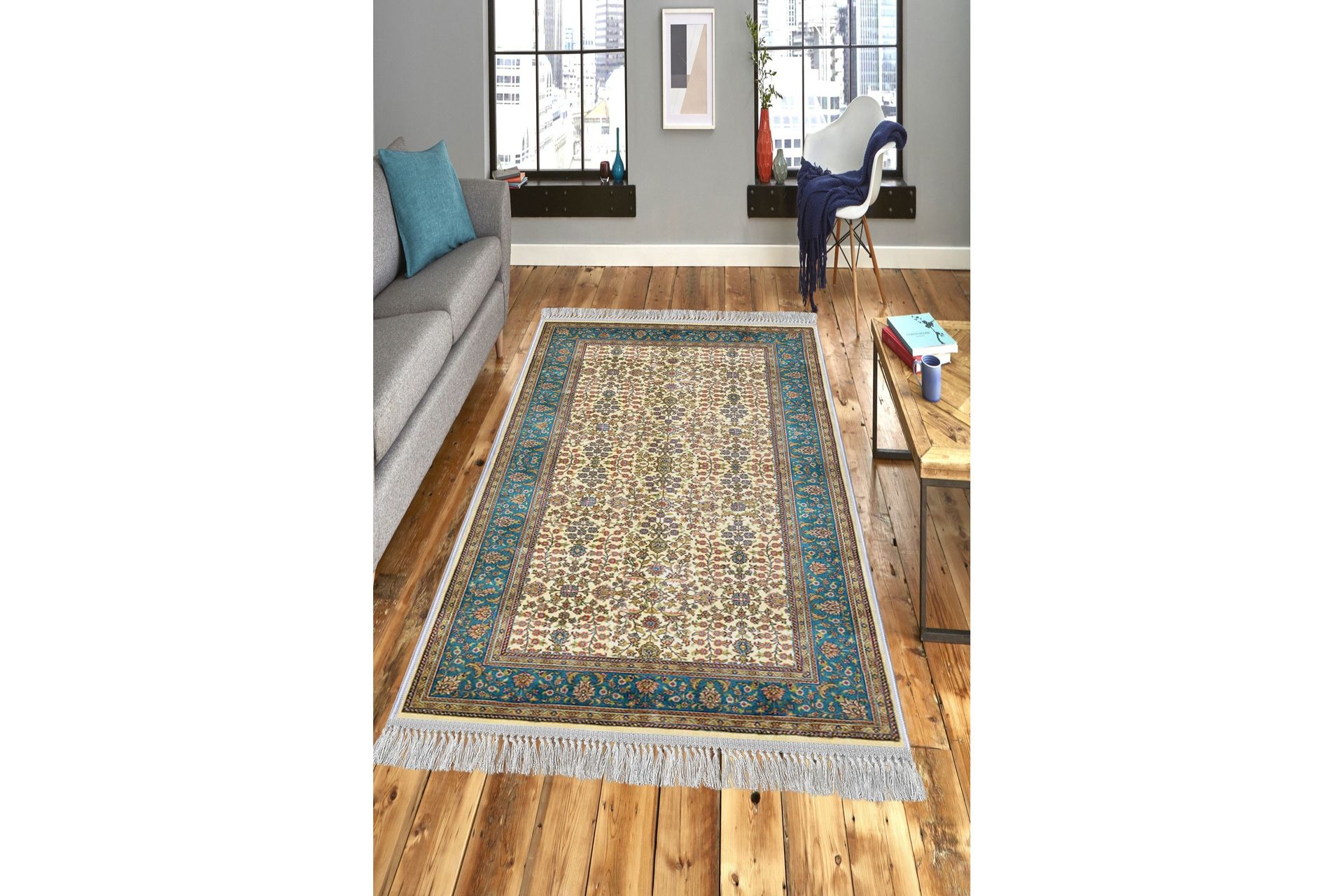 Matte (100 x 200) Homefesto - Bomull - Flerfarget/Fløyel - Tekstiler - Tepper & Matter - Orientalske tepper