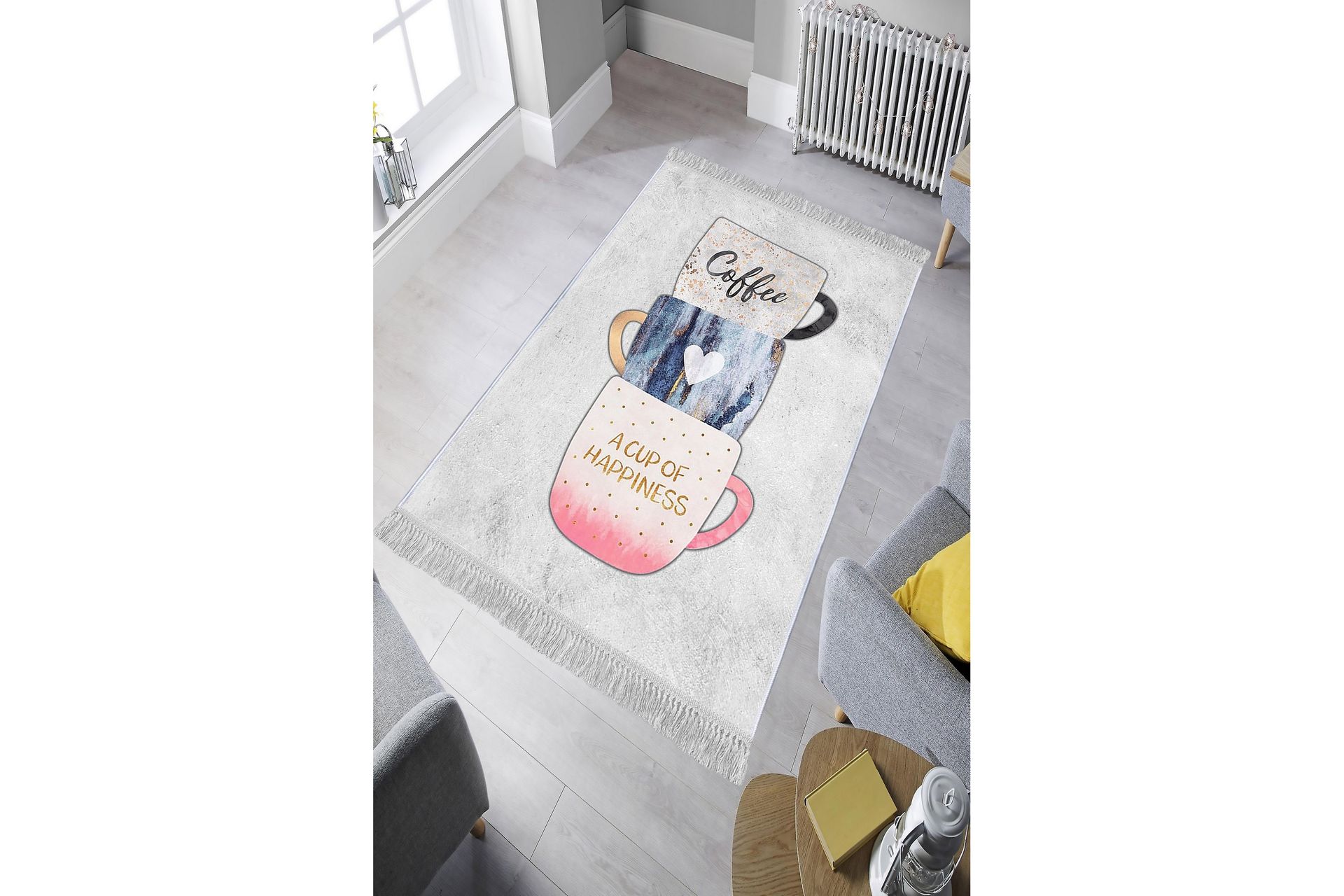 Matte (100 x 200) Homefesto - Bomull - Flerfarget/Fløyel - Tekstiler - Tepper & Matter - Orientalske tepper