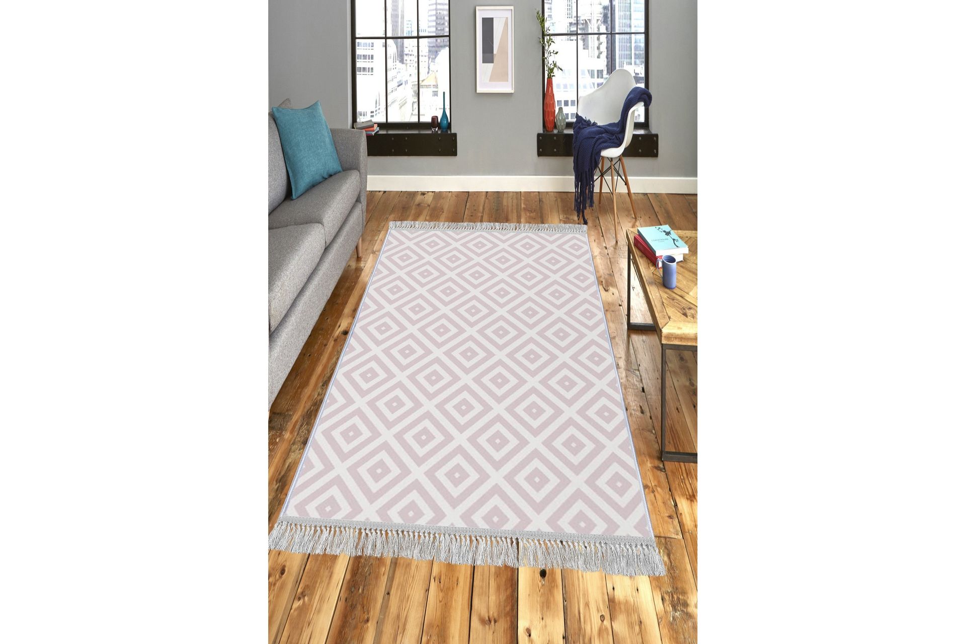 Matte (100 x 200) Homefesto - Bomull - Flerfarget/Fløyel - Tekstiler - Tepper & Matter - Orientalske tepper