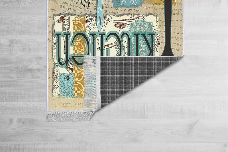 Matte (100 x 200) Homefesto - Bomull - Flerfarget/Fløyel - Tekstiler - Tepper & Matter - Orientalske tepper