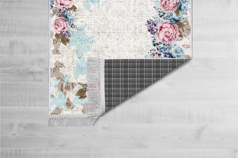 Matte (100 x 200) Homefesto - Bomull - Flerfarget/Fløyel - Tekstiler - Tepper & Matter - Orientalske tepper