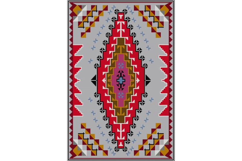 Matte (100 x 200) Homefesto - Bomull - Flerfarget/Fløyel - Tekstiler - Tepper & Matter - Orientalske tepper