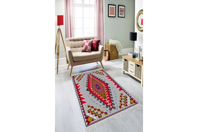 Matte (100 x 300) Homefesto - Bomull, Flerfarget/Fløyel