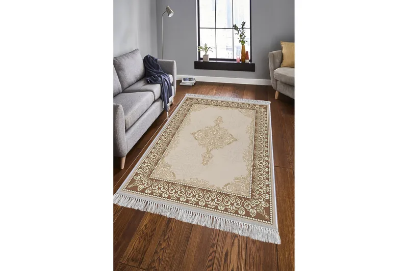 Matte (100 x 300) Homefesto - Bomull, Flerfarget/Fløyel