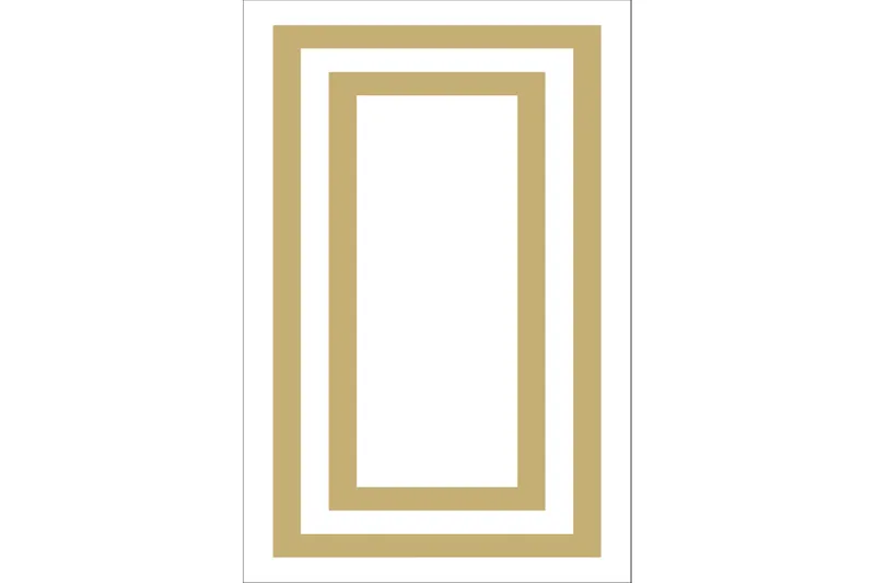 Matte (100 x 300) Homefesto - Bomull, Flerfarget/Fløyel