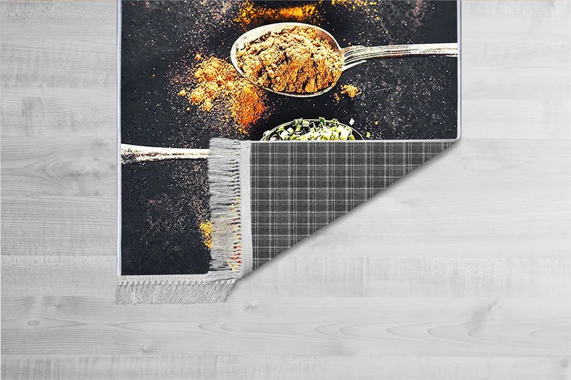 Matte (100 x 300) Homefesto - Bomull, Flerfarget/Fløyel