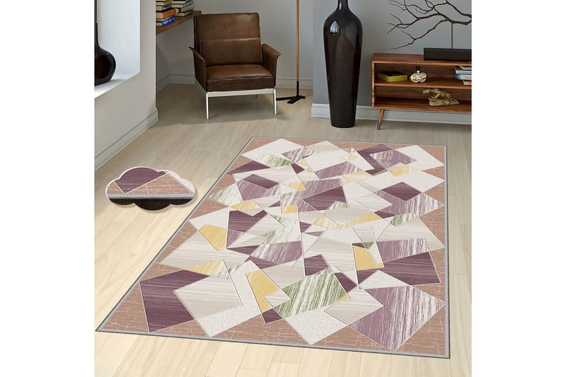 Matte (100x150) Homefesto 4 - Flerfarget - Tekstiler - Tepper & Matter - Orientalske tepper