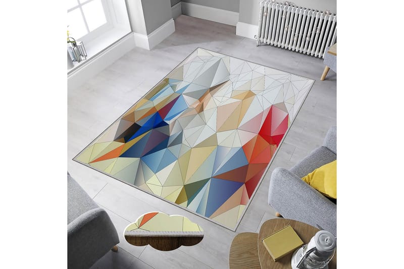 Matte (100x150) Homefesto 4 - Flerfarget - Tekstiler - Tepper & Matter - Orientalske tepper
