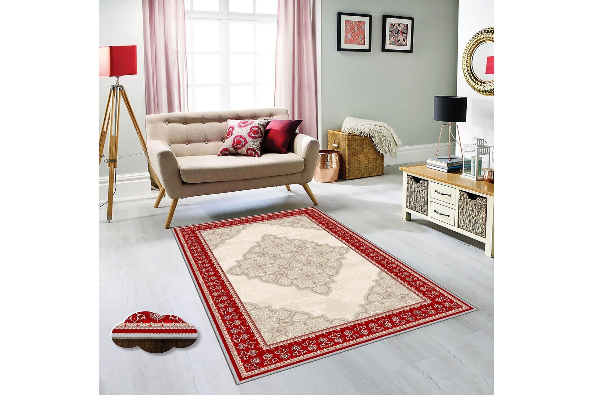 Matte (100x150) Homefesto 5 - Flerfarget - Tekstiler - Tepper & Matter - Orientalske tepper