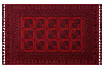 Matte (120 x 180) Eko Hal 3 - Rød/Mørkeblå - Tekstiler - Tepper & Matter - Orientalske tepper