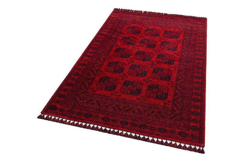 Matte (120 x 180) Eko Hal 3, Rød/Mørkeblå