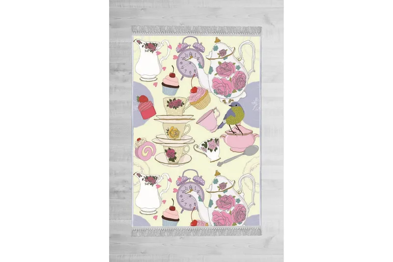 Matte (120 x 180) Homefesto - Bomull, Flerfarget/Fløyel