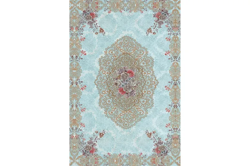 Matte (120 x 180) Homefesto - Bomull - Flerfarget/Fløyel - Tekstiler - Tepper & Matter - Orientalske tepper