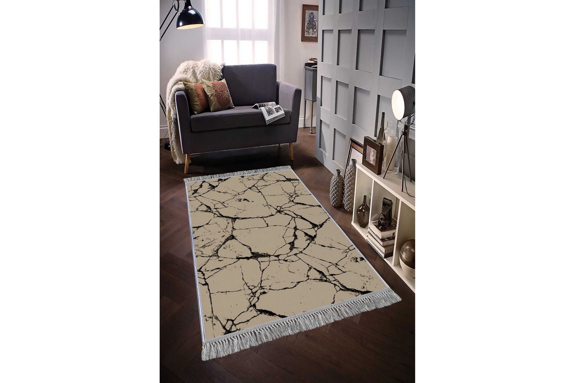 Matte (120 x 180) Homefesto - Bomull - Flerfarget/Fløyel - Tekstiler - Tepper & Matter - Orientalske tepper