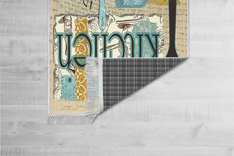 Matte (120 x 180) Homefesto - Bomull - Flerfarget/Fløyel - Tekstiler - Tepper & Matter - Orientalske tepper