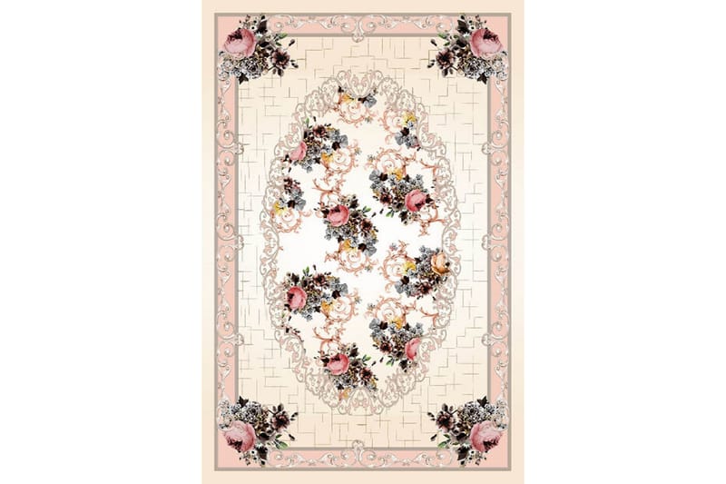 Matte (120 x 180) Homefesto - Bomull - Flerfarget/Fløyel - Tekstiler - Tepper & Matter - Orientalske tepper