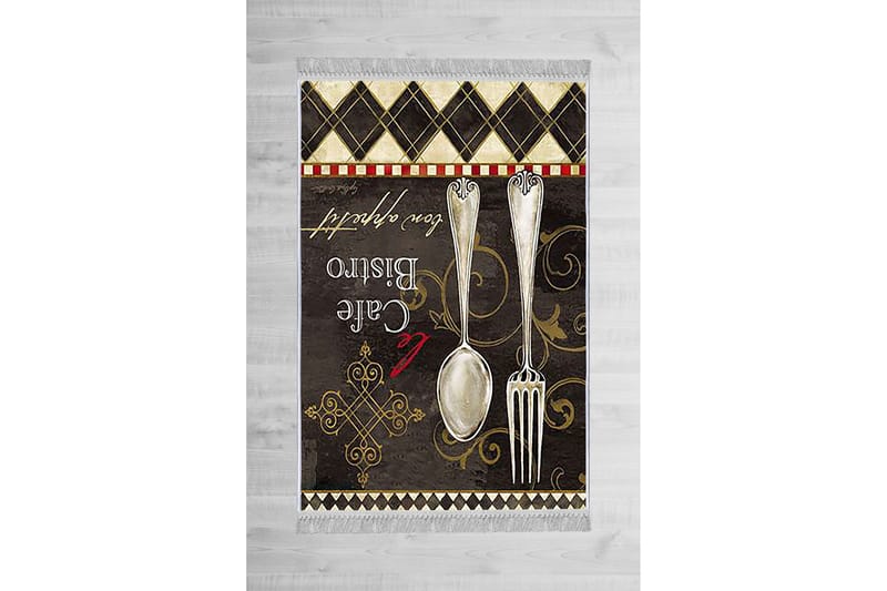 Matte (120 x 180) Homefesto - Bomull, Flerfarget/Fløyel