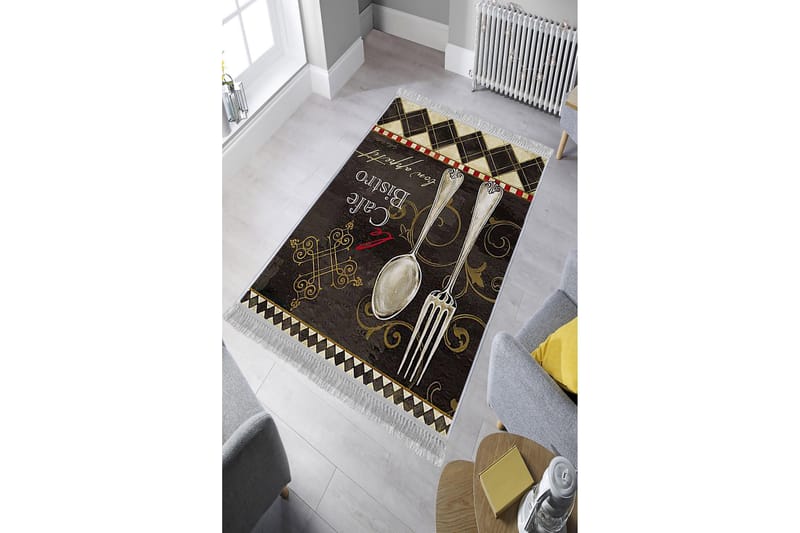 Matte (120 x 180) Homefesto - Bomull - Flerfarget/Fløyel - Tekstiler - Tepper & Matter - Orientalske tepper