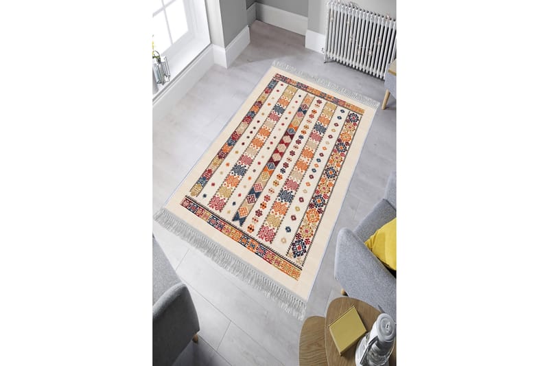 Matte (120 x 180) Homefesto - Bomull - Flerfarget/Fløyel - Tekstiler - Tepper & Matter - Orientalske tepper