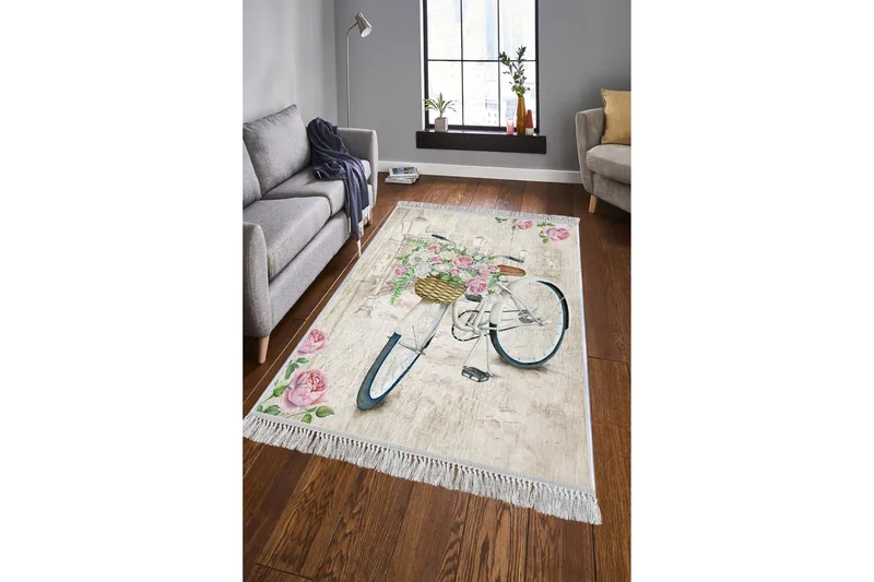 Matte (120 x 180) Homefesto - Bomull - Flerfarget/Fløyel - Tekstiler - Tepper & Matter - Orientalske tepper