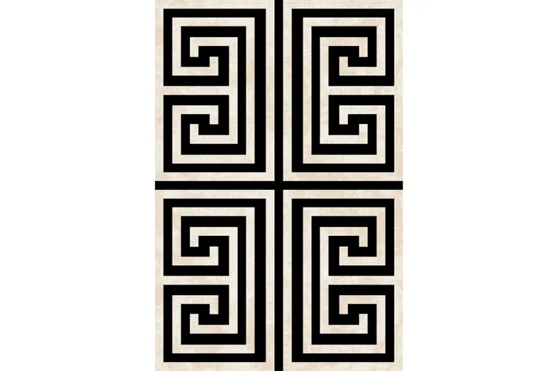 Matte (120 x 180) Homefesto - Bomull, Flerfarget/Fløyel