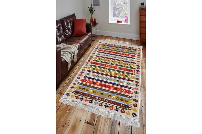 Matte (120 x 180) Homefesto - Bomull - Flerfarget/Fløyel - Tekstiler - Tepper & Matter - Orientalske tepper