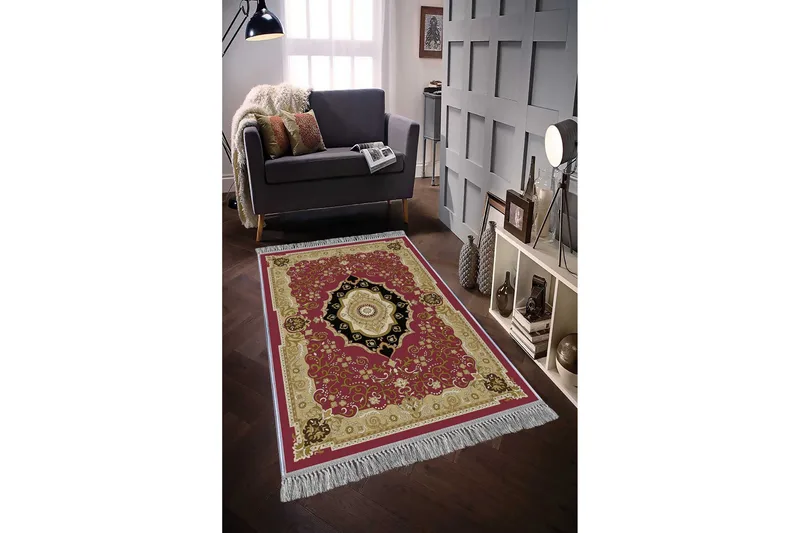 Matte (120 x 180) Homefesto - Bomull, Flerfarget/Fløyel