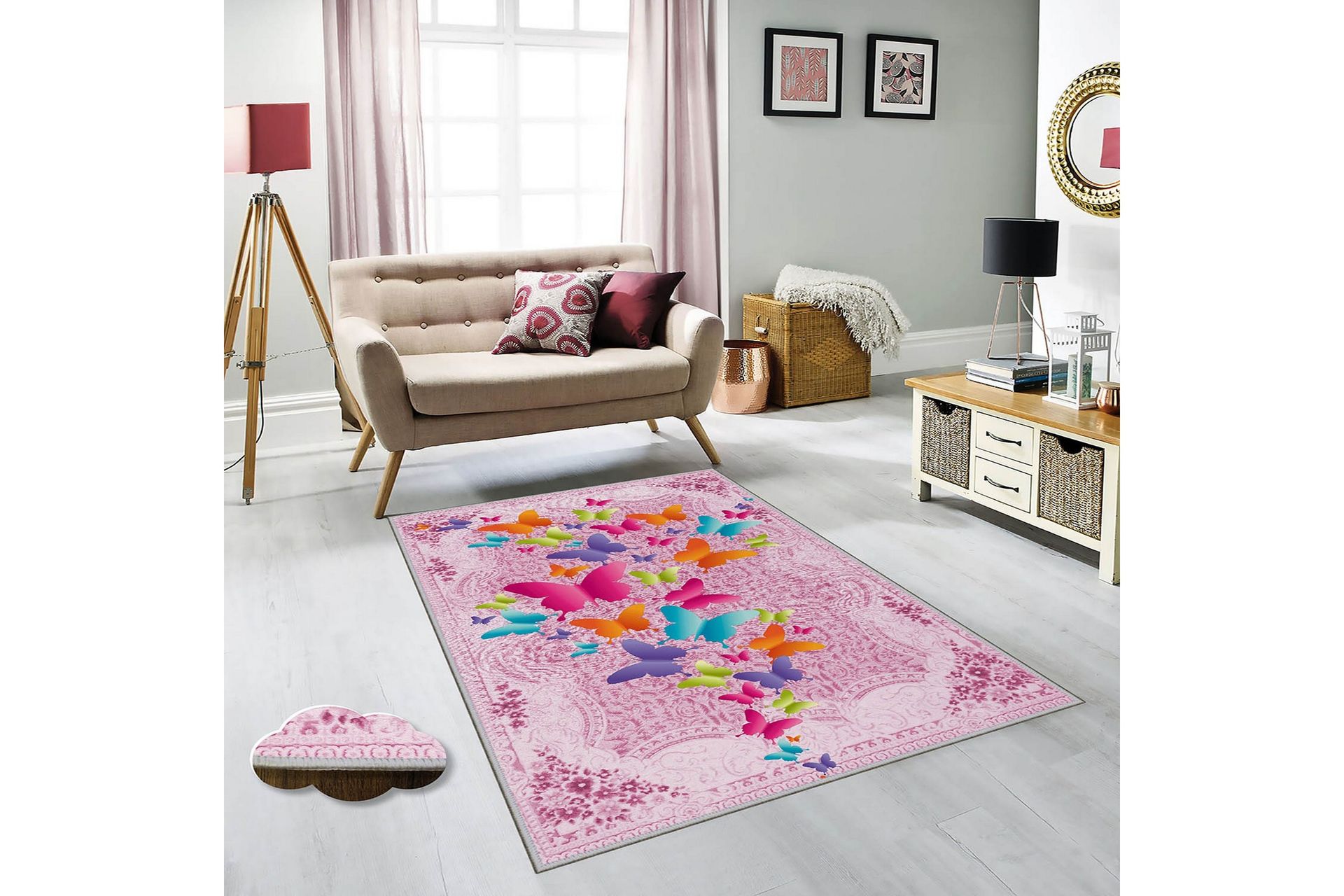 Matte (120x180) Homefesto 4 - Flerfarget - Tekstiler - Tepper & Matter - Orientalske tepper