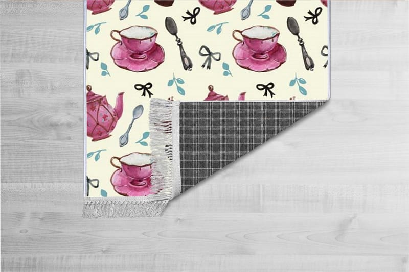 Matte (140 x 220) Homefesto - Bomull - Flerfarget/Fløyel - Tekstiler - Tepper & Matter - Orientalske tepper