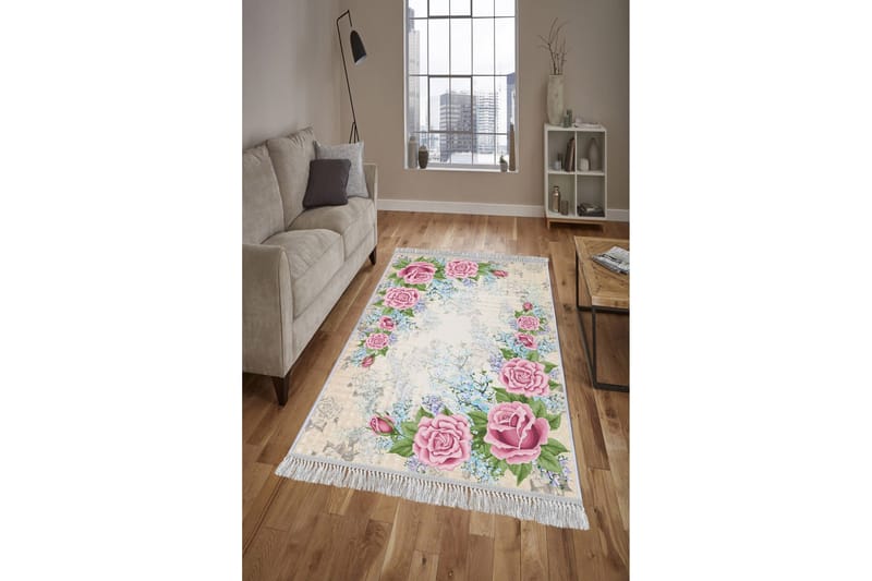 Matte (140 x 220) Homefesto - Bomull - Flerfarget/Fløyel - Tekstiler - Tepper & Matter - Orientalske tepper