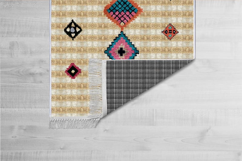 Matte (140 x 220) Homefesto - Bomull - Flerfarget/Fløyel - Tekstiler - Tepper & Matter - Orientalske tepper