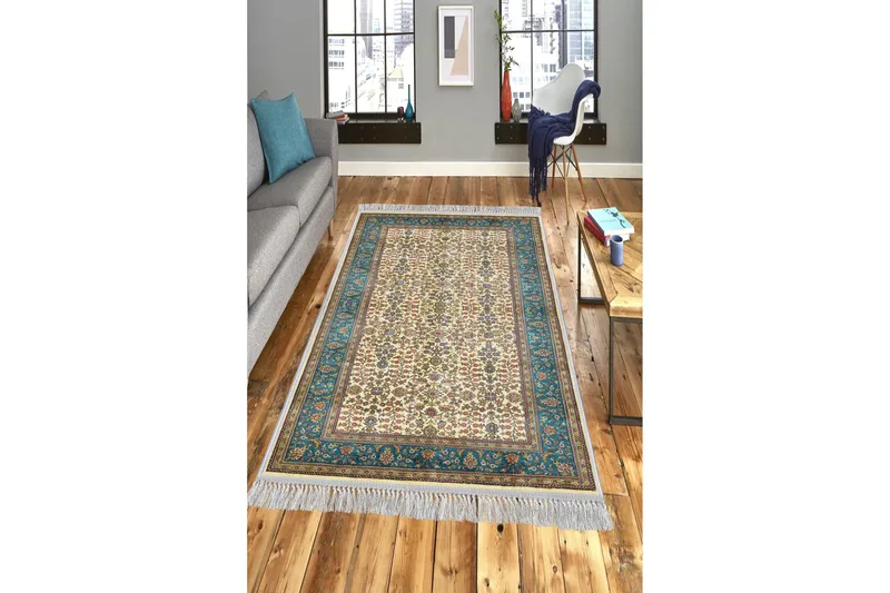 Matte (140 x 220) Homefesto - Bomull, Flerfarget/Fløyel