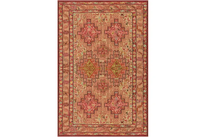 Matte (140 x 220) Homefesto - Bomull - Flerfarget/Fløyel - Tekstiler - Tepper & Matter - Orientalske tepper