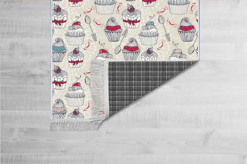 Matte (140 x 220) Homefesto - Bomull - Flerfarget/Fløyel - Tekstiler - Tepper & Matter - Orientalske tepper