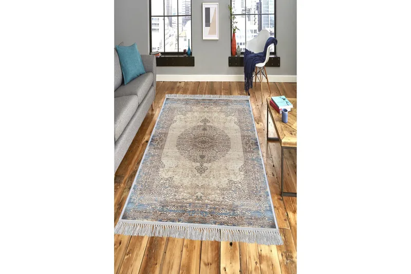 Matte (140 x 220) Homefesto - Bomull, Flerfarget/Fløyel