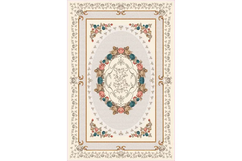 Matte (140 x 220) Homefesto - Bomull - Flerfarget/Fløyel - Tekstiler - Tepper & Matter - Orientalske tepper