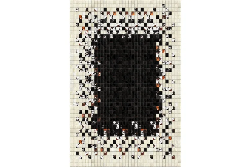 Matte (140 x 220) Homefesto - Bomull, Flerfarget/Fløyel