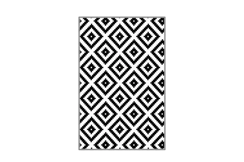 Matte (140x220) Homefesto 4, Flerfarget