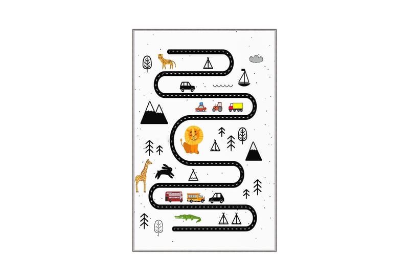 Matte (140x220) Homefesto 5, Flerfarget